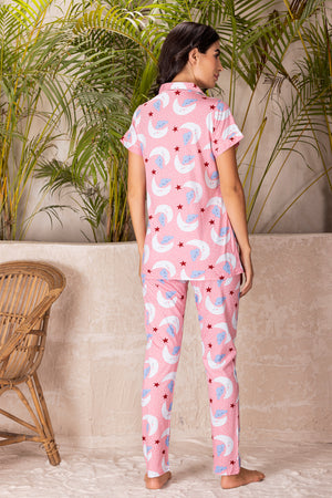 Pure cotton Classic collar Pj set