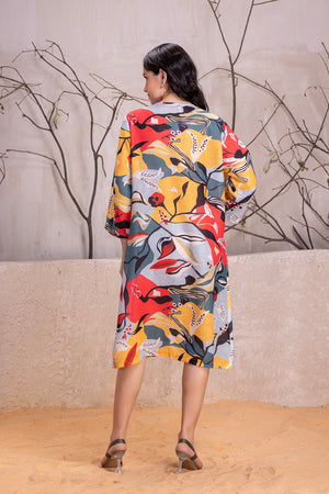 Printed Cotton Lounge dress