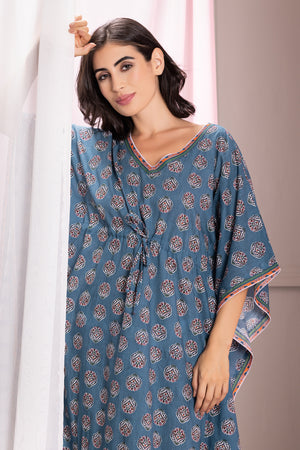 Jaipur Kaftan in pure cotton