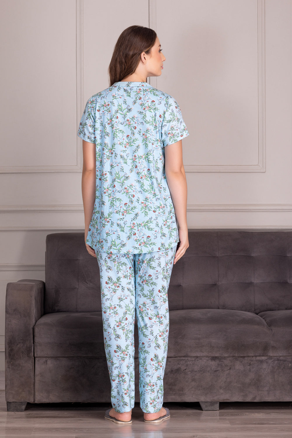 Pure Cotton Floral Pj set