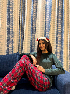 Flannel Pj set in christmas check