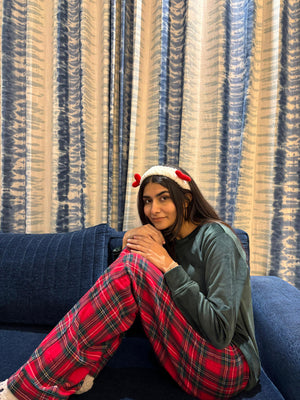 Flannel Pj set in christmas check