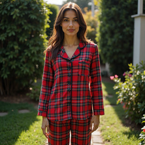 Flannel Pj set in christmas check