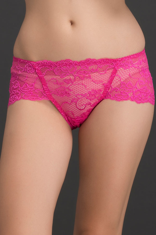 Buy Trendy Lacy Panty in Pink Color Online India, Best Prices, COD