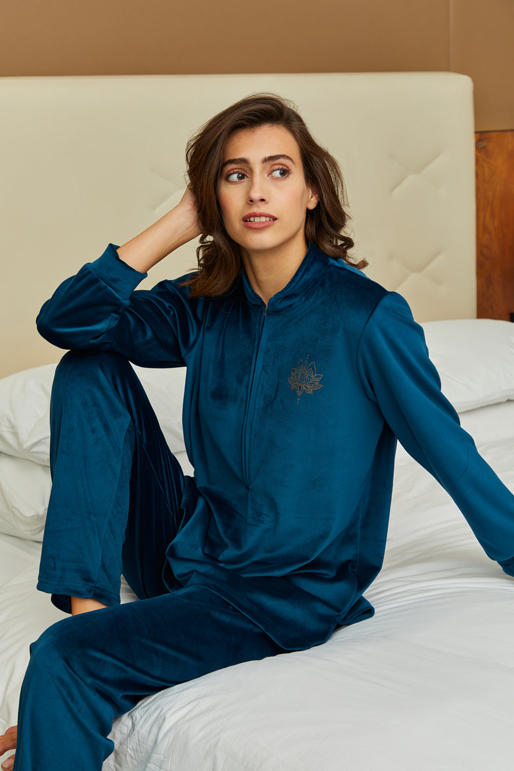 Supersoft Velvet Night suit Private Lives