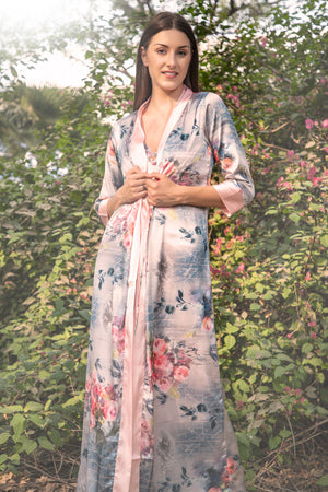 Floral Long Nightgown set Private Lives